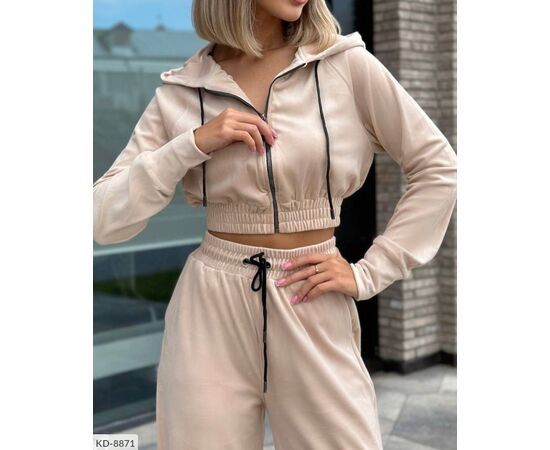 Жіночий велюровий спортивний костюм р.42-44;46-48 (10кол.) "BEST FASHION" купити недорого від прямого постачальника, зображення 27