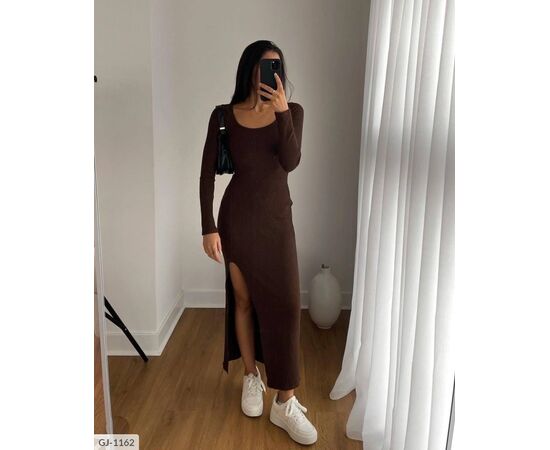 Фотография Платье турецкий рубчик р.42-44;44-46 (4цв) "BEST FASHION" купить недорого от прямого поставщика, изображение 3