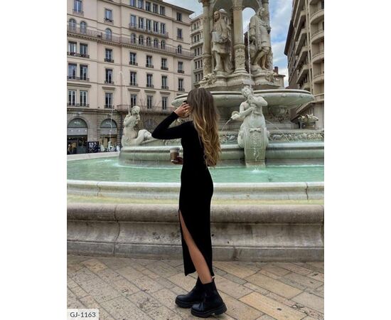 Фотография Платье турецкий рубчик р.42-44;44-46 (4цв) "BEST FASHION" купить недорого от прямого поставщика, изображение 2