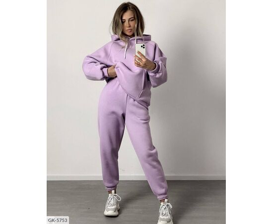 Фотография Худи с кенгуру + джогеры свободного кроя р.48-52 "BEST FASHION" купить недорого от прямого поставщика, изображение 8