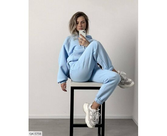 Фотография Худи с кенгуру + джогеры свободного кроя р.42-46 "BEST FASHION" купить недорого от прямого поставщика, изображение 2