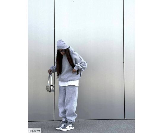 Фотография Худи оверсайз и джогеры, на худи присутствуют карманы в боковых швах р.48-52 (2цв) "BEST FASHION" купить недорого от прямого поставщика, изображение 21