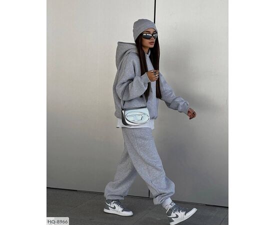 Фотография Худи оверсайз и джогеры, на худи присутствуют карманы в боковых швах р.48-52 (2цв) "BEST FASHION" купить недорого от прямого поставщика, изображение 10