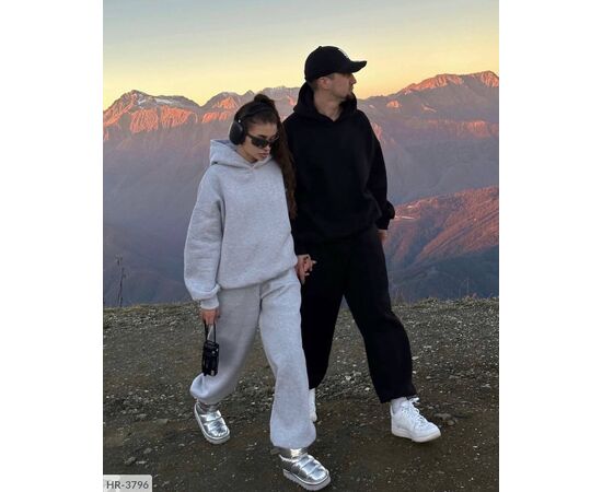 Фотография Худи оверсайз и джогеры, на худи присутствуют карманы в боковых швах р.48-52 (2цв) "BEST FASHION" купить недорого от прямого поставщика, изображение 26