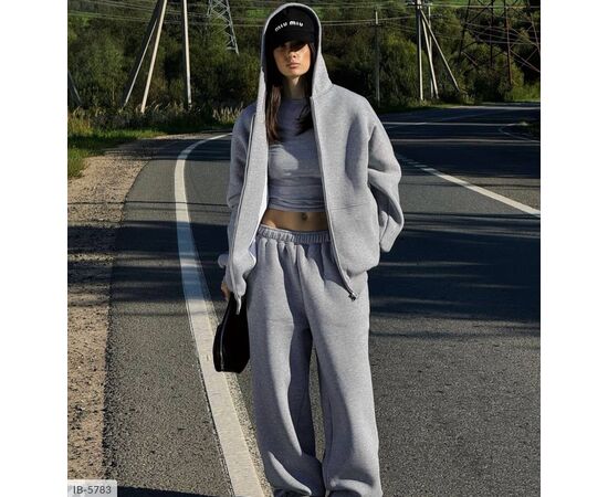 Фотография Женский спортивный костюм трёхнитка на флисе р.42-46 "BEST FASHION" купить недорого от прямого поставщика, изображение 4