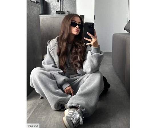 Фотография Женский спортивный костюм трёхнитка на флисе р.42-46 "BEST FASHION" купить недорого от прямого поставщика, изображение 9