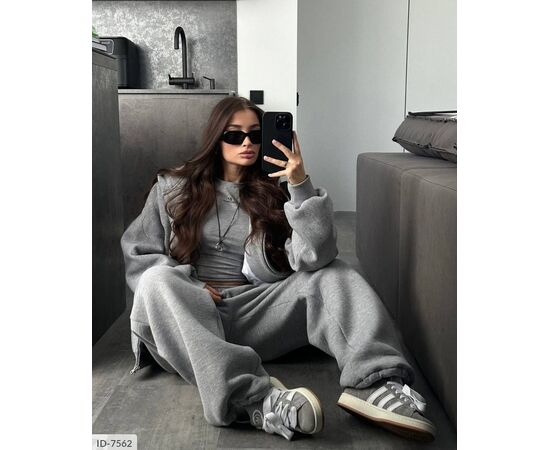 Фотография Женский спортивный костюм трёхнитка на флисе р.42-46 "BEST FASHION" купить недорого от прямого поставщика, изображение 7