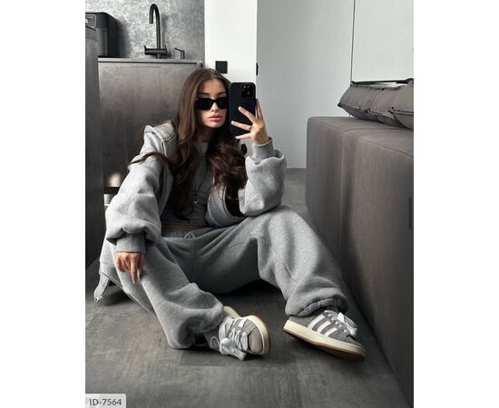 Фотография Женский спортивный костюм трёхнитка на флисе р.42-46 "BEST FASHION" купить недорого от прямого поставщика, изображение 5