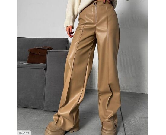 Шкіряні жіночі штани на флісі. р.XS;S;M;L;42-44;44-46;46-48 "BEST FASHION" купити недорого від прямого постачальника, зображення 13