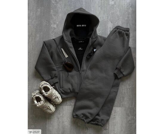 Фотография Женский спортивный костюм трёхнитка на флисе р.42-46 "BEST FASHION" купить недорого от прямого поставщика, изображение 11