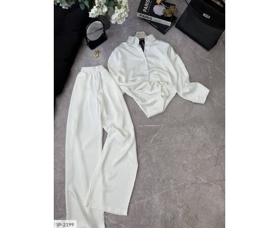 Костюм жіночий зі штанами р.42-44;46-48 (3кол.) "BEST FASHION" купити недорого від прямого постачальника, зображення 6