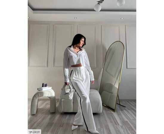 Штани жіночі єврокостюмка р.42-44;44-46 (2кол.) "BEST FASHION" купити недорого від прямого постачальника, зображення 6