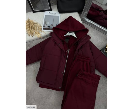 Фотография Костюм спортивный женский на флисе р.42-46 "BEST FASHION" купить недорого от прямого поставщика, изображение 3