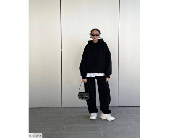 Фотография Худи оверсайз и джогеры, на худи присутствуют карманы в боковых швах р.48-52 (2цв) "BEST FASHION" купить недорого от прямого поставщика, изображение 8