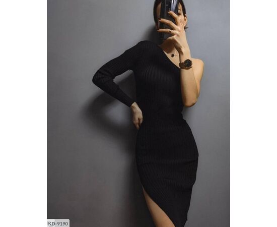 Фотография Платье турецкий рубчик р.42-44;44-46 (2цв) "BEST FASHION" купить недорого от прямого поставщика, изображение 3