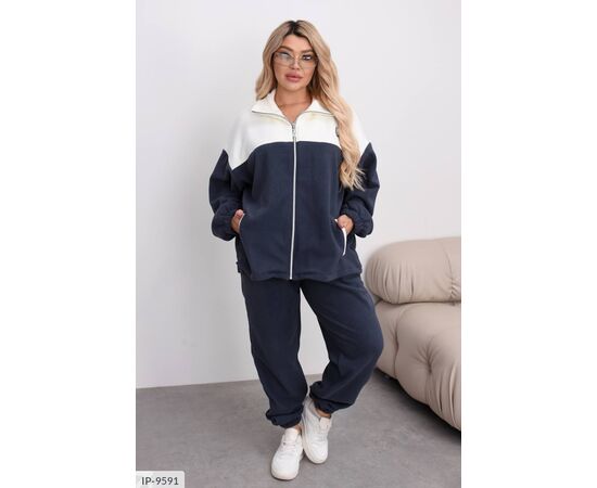 Фотография Костюм на флисе женский большого размера р.50-52;54-56;58-60 "VIKA" купить недорого от прямого поставщика, изображение 7