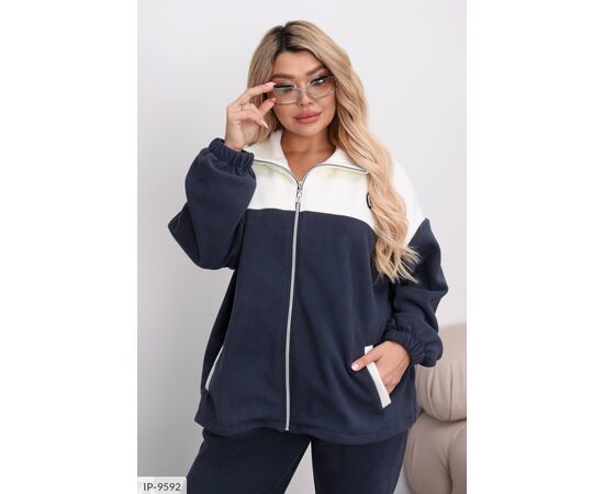 Фотография Костюм на флисе женский большого размера р.50-52;54-56;58-60 "VIKA" купить недорого от прямого поставщика, изображение 8