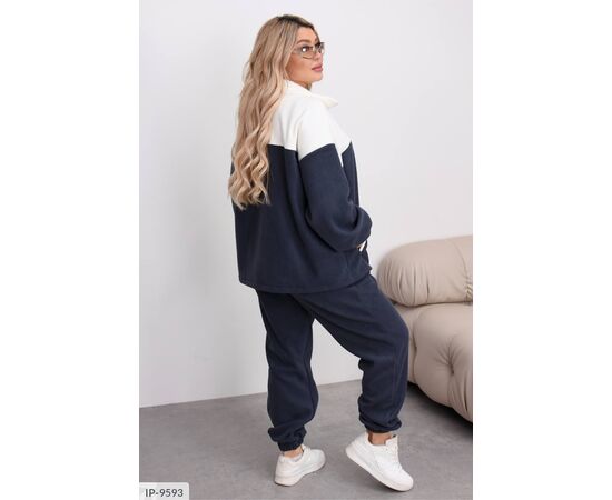 Фотография Костюм на флисе женский большого размера р.50-52;54-56;58-60 "VIKA" купить недорого от прямого поставщика, изображение 9