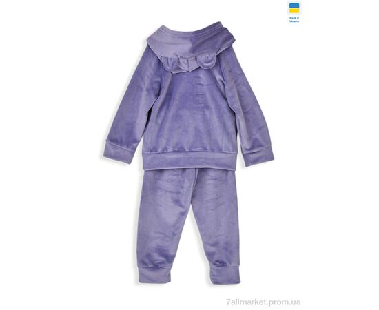 Костюм дитячий Весна/осінь 18326 violet (3 шт. р.сітка92-104) "Kir15" недорого оптом від прямого постачальника, зображення 2