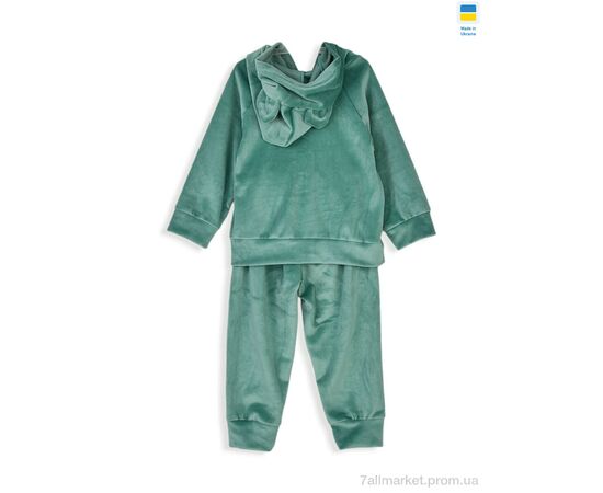Костюм дитячий Весна/осінь 183261 green (3 шт. р.сітка92-104) "Kir15" недорого оптом від прямого постачальника, зображення 2