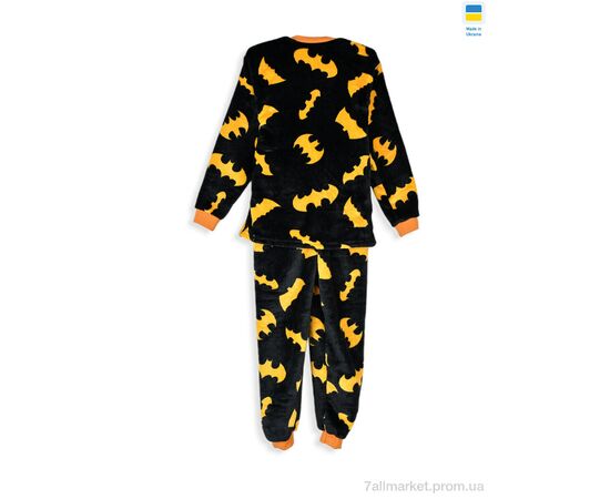 Дитяча піжама Зима 19936 black (3 шт. р.сітка128-140) "Kir15" недорого оптом від прямого постачальника, зображення 2