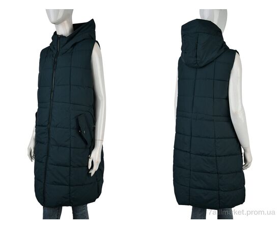 Жилетка жіноча Весна/осінь 2302 (12124) green (5 шт. р.сіткаM-2XL) "Obuvok" недорого оптом від прямого постачальника, зображення 3
