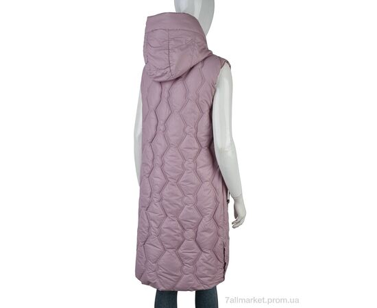 Жилетка жіноча Весна/осінь 965 (12116) pink (5 шт. р.сіткаXL-5XL) "Obuvok" недорого оптом від прямого постачальника, зображення 2