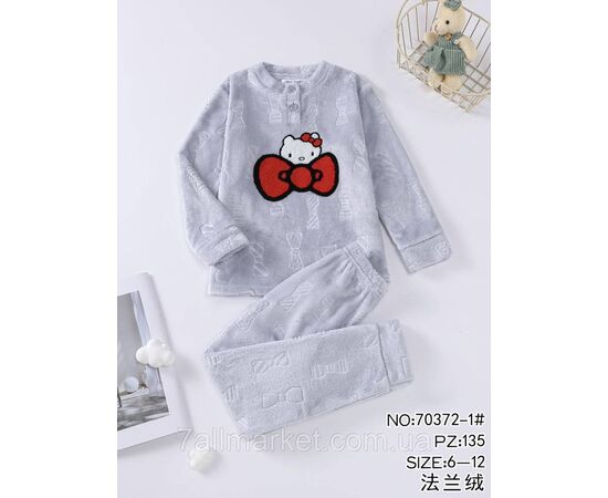 Фотография Пижама подросток на девочку размеры 6-14 (3цв)"FLOWER" недорого от прямого поставщика, изображение 2