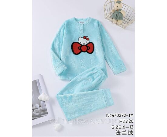 Фотография Пижама подросток на девочку размеры 6-14 (3цв)"FLOWER" недорого от прямого поставщика, изображение 3