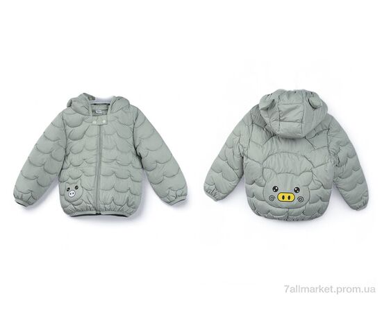 Куртка дитяча Весна/осінь 3791-8 green (5 шт. р.сітка80-120) "Мир" недорого оптом від прямого постачальника, зображення 3