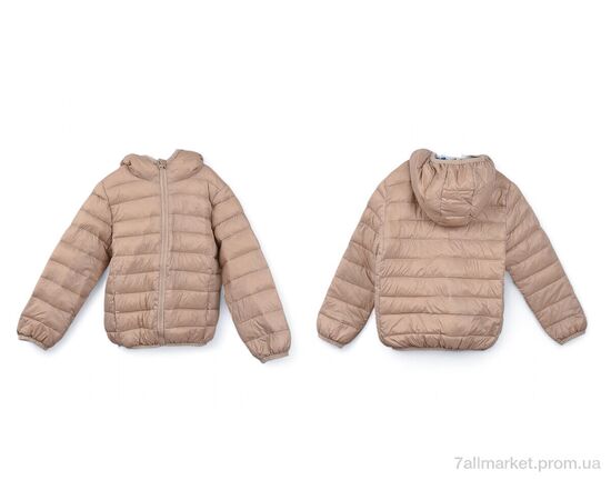 Куртка дитяча Весна/осінь 3791-23 beige (5 шт. р.сітка130-170) "Мир" недорого оптом від прямого постачальника, зображення 3