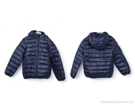 Куртка дитяча Весна/осінь 3791-21 navy (5 шт. р.сітка130-170) "Мир" недорого оптом від прямого постачальника, зображення 3