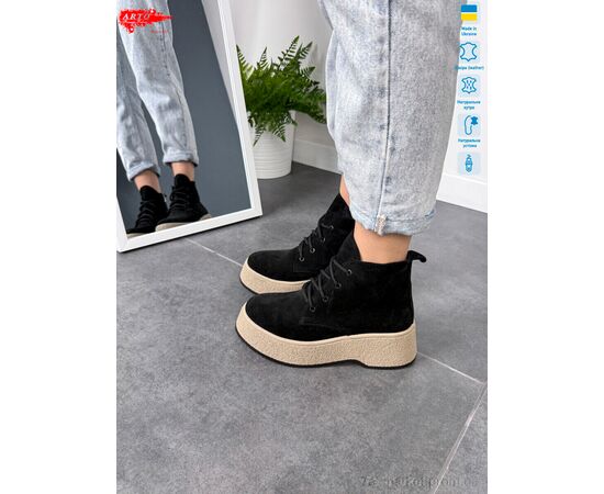 Фотография Ботинки женские стильные зима 107 ч.з. хутро (6 пар р.36-40) "ARTO" недорого оптом от прямого поставщика, изображение 3