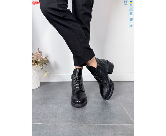 Фотография Ботинки женские стильные зима 3005 ч.ш. хутро (6 пар р.36-40) "ARTO" недорого оптом от прямого поставщика, изображение 3