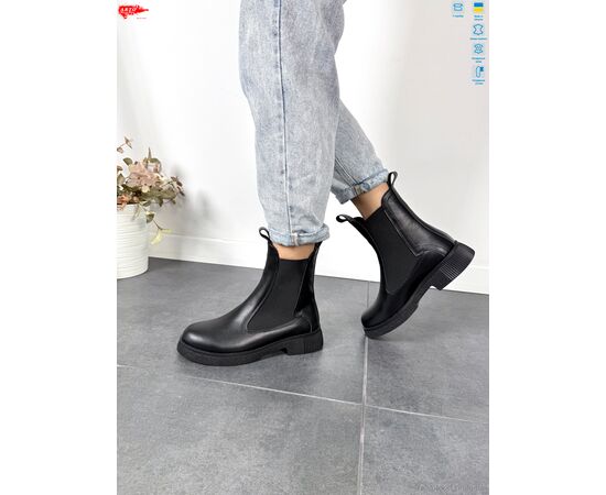 Фотография Ботинки женские стильные зима 260 ч.ш. хутро (8 пар р.36-41) "ARTO" недорого оптом от прямого поставщика, изображение 2