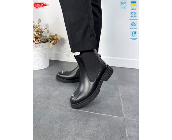 Фотография Ботинки женские стильные зима 105 ч.к. хутро (8 пар р.36-41) "ARTO" недорого оптом от прямого поставщика, изображение 2