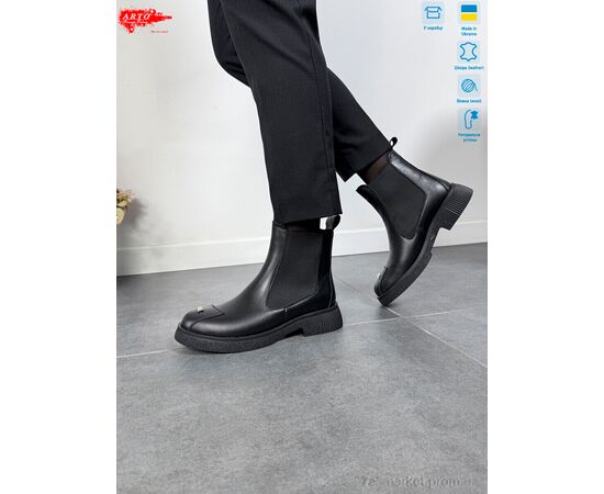 Фотография Ботинки женские стильные зима 105 ч.к. хутро (8 пар р.36-41) "ARTO" недорого оптом от прямого поставщика, изображение 3