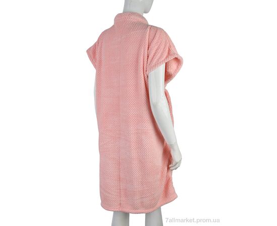 Халат жіночий Весна/осінь Халат 6837 (10463) pink (2 шт. р.сіткаOne size) "Obuvok" недорого оптом від прямого постачальника, зображення 2