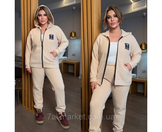 Костюм жіночий спортивний флісовий (46-60) "LADA" недорогий від прямого постачальника, зображення 2
