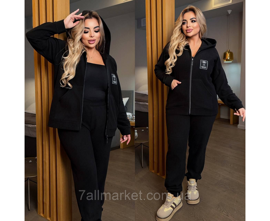 Костюм жіночий спортивний флісовий (46-60) "LADA" недорогий від прямого постачальника, зображення 2