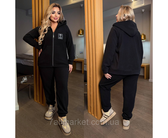 Костюм жіночий спортивний флісовий (46-60) "LADA" недорогий від прямого постачальника, зображення 3