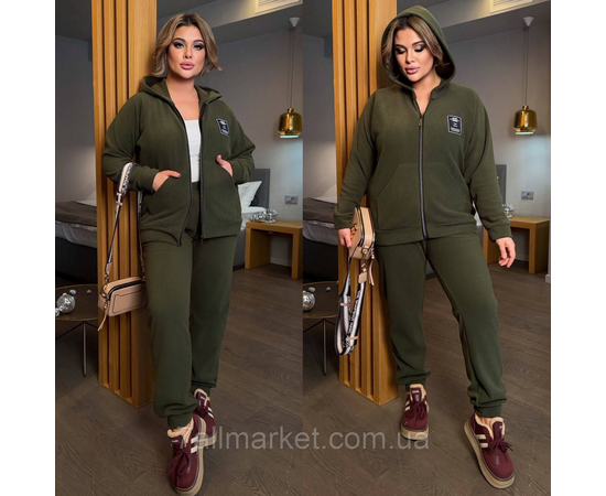 Костюм жіночий спортивний флісовий (46-60) "LADA" недорогий від прямого постачальника, зображення 2
