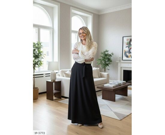 Фотография Юбочка плотная вязаная ангора итальянского качества, хорошо держащая форму и делающая силуэт стройным и аккуратным р.50;52;54;56 "LANA" купить недорого от прямого поставщика, изображение 2