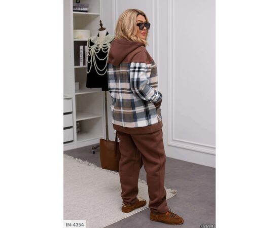 Фотография Женский костюм кофта с брюками на резнике большие размеры р.46-48;50-52;54-56;58-60;62-64 (6цв) "VLADA" купить недорого от прямого поставщика, изображение 23