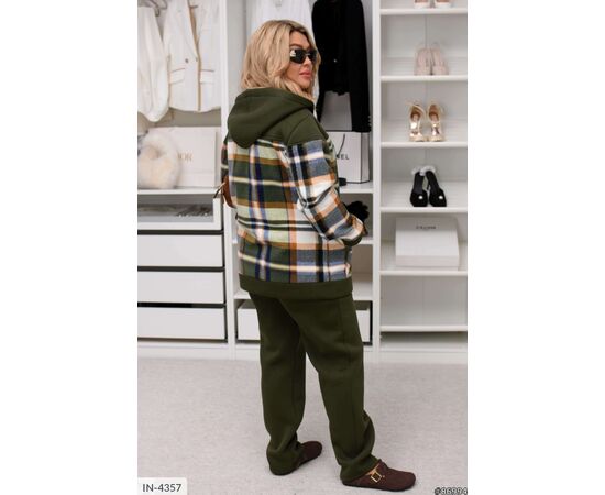 Фотография Женский костюм кофта с брюками на резнике большие размеры р.46-48;50-52;54-56;58-60;62-64 (6цв) "VLADA" купить недорого от прямого поставщика, изображение 26