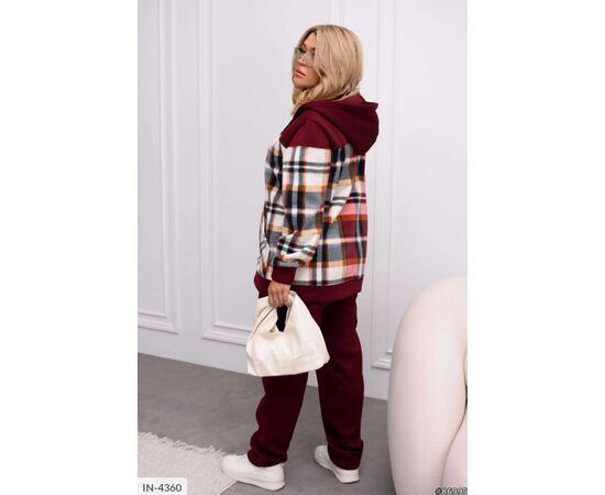 Фотография Женский костюм кофта с брюками на резнике большие размеры р.46-48;50-52;54-56;58-60;62-64 (6цв) "VLADA" купить недорого от прямого поставщика, изображение 13