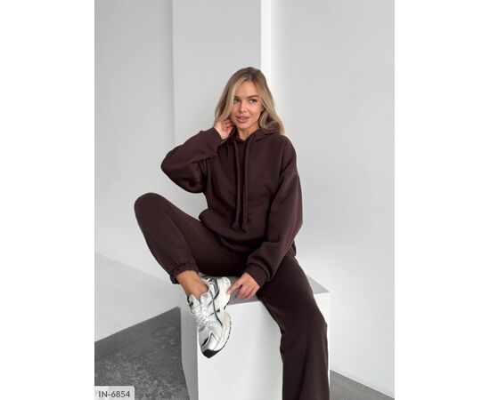 Жіночий спортивний костюм на флісі р.42-44;46-48 (9кол.) "ANNABELLE" купити недорого від прямого постачальника, зображення 15