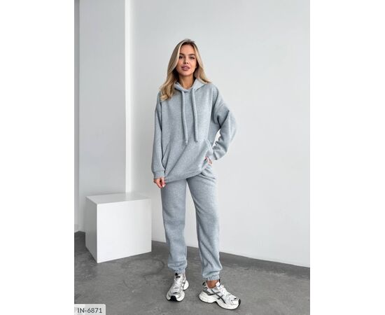 Жіночий спортивний костюм на флісі р.42-44;46-48 (9кол.) "ANNABELLE" купити недорого від прямого постачальника, зображення 7