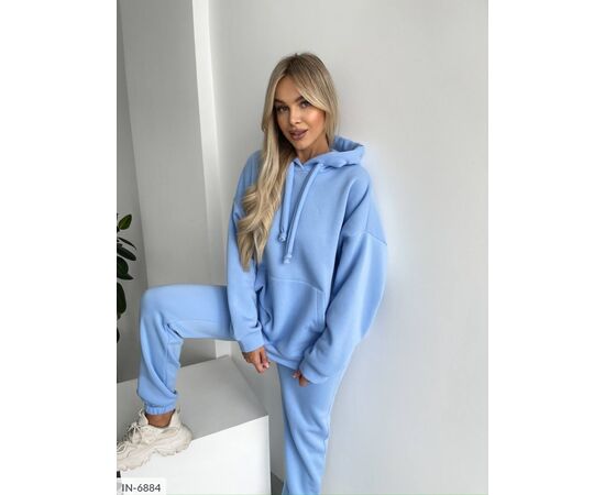Жіночий спортивний костюм на флісі р.42-44;46-48 (9кол.) "ANNABELLE" купити недорого від прямого постачальника, зображення 27