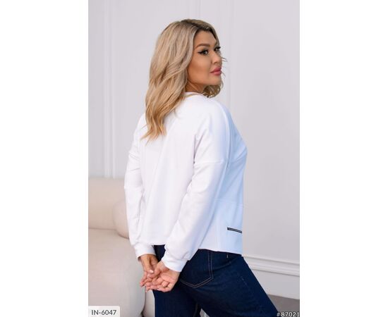 Фотография Женский кофточка двунитка большого размера р.46-48;50-52;54-56;58-60 (3цв) "VLADA" купить недорого от прямого поставщика, изображение 6